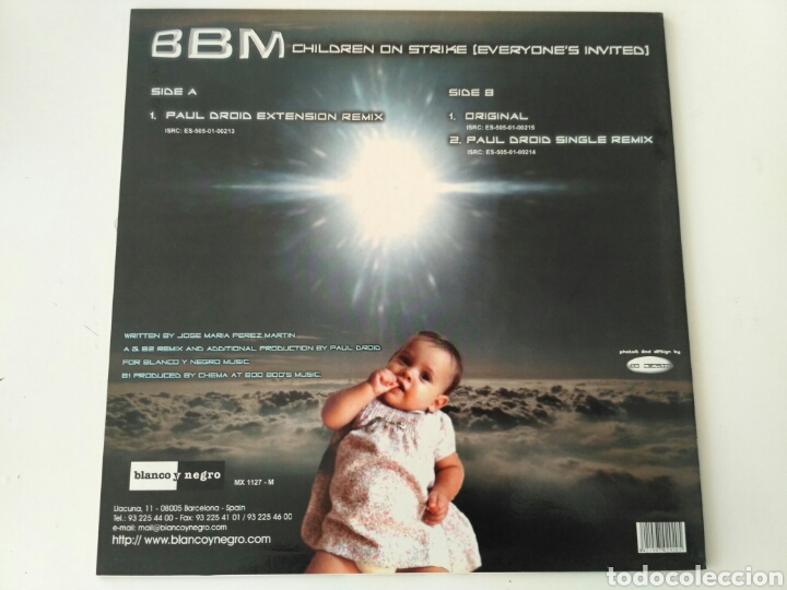 Discos de vinilo: BBM - Children On Strike (Everyones Invited) - Foto 2