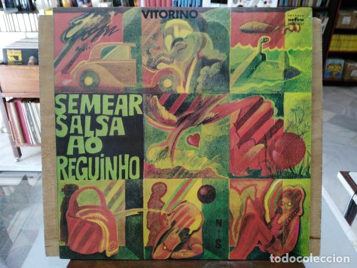 Vinyl records: Vitorino - Semear salsa Ao Reguinho - LP. del Sello Orfeu 1975