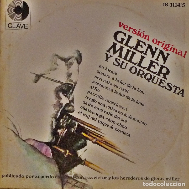 Discos de vinilo: GLENN MILLER Y SU ORQUESTA-VERSI&Oacute;N ORIGINAL (ESPA&Ntilde;A-1968) - Foto 1