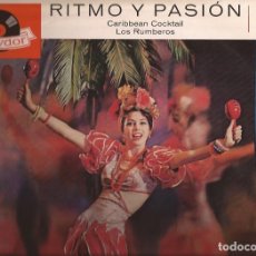 Discos de vinilo: LP RITMO Y PASIÓN CARIBBEAN COCKTAIL LOS RUMBEROS POLYDOR 237558 GERMANY