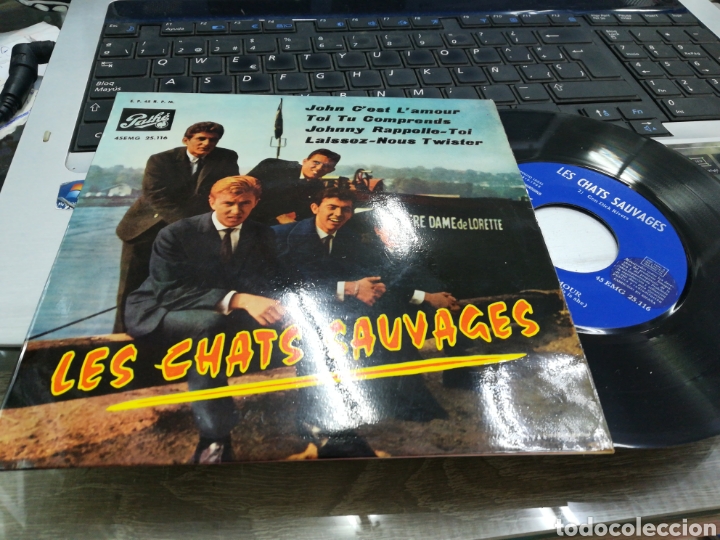 Dischi in vinile: Les chats sauvages ep John c'est L'Amour + 3 espa&ntilde;a 1963