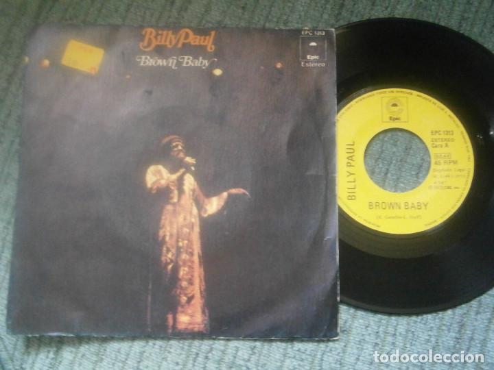 Discos de vinilo: BILLY PAUL BROWN BABY - Foto 1