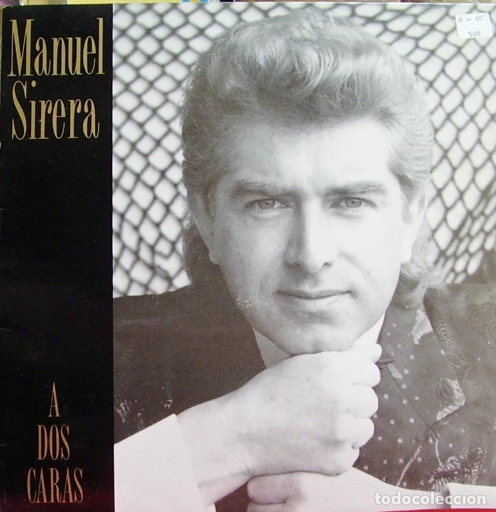 Discos de vinilo: MANUEL SIRERA - A DOS CARAS LP 1990 - Foto 1
