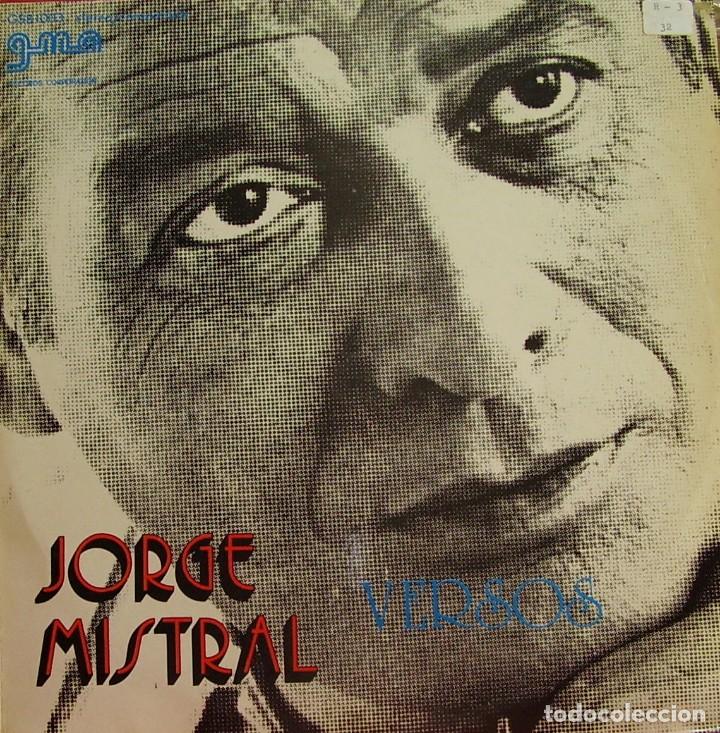 Discos de vinilo: JORGE MISTRAL - VERSOS LP 1973 - Foto 1