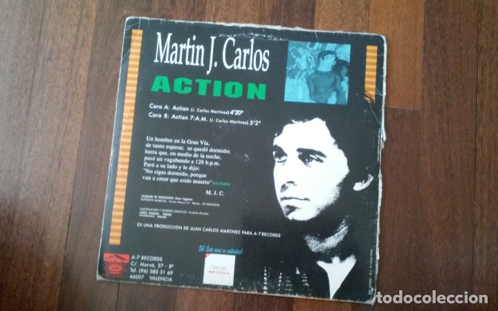 Discos de vinilo: Martin J.Carlos-action.maxi - Foto 2