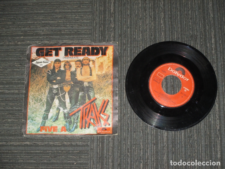 Discos de vinilo: TRAKS - GET READY - SINGLE - SPAIN - POLYDOR - L - - Foto 1