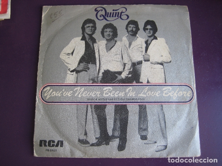 Vinyl records: Quint &lrm;Sg RCA 1979 You've Never Been In Love Before (Nunca Antes Has Estado Enamorado) +1 POWER POP