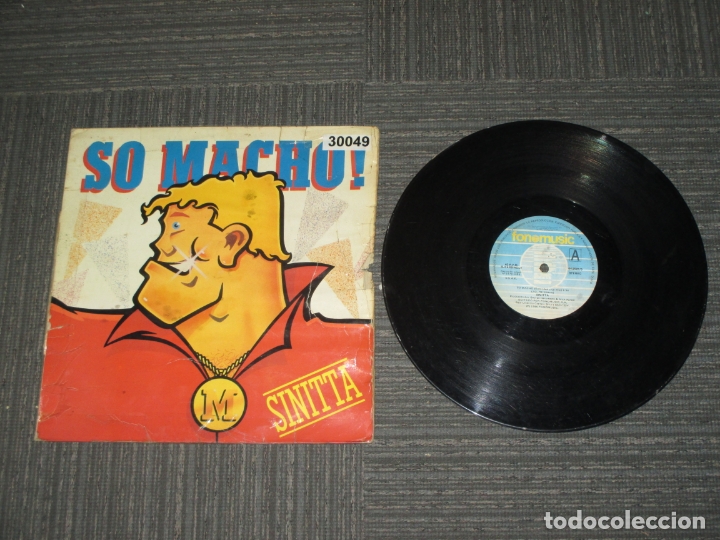 Discos de vinilo: SINITTA - MACHO - MAXI - SPAIN - FONOMUSIC - LV - - Foto 1