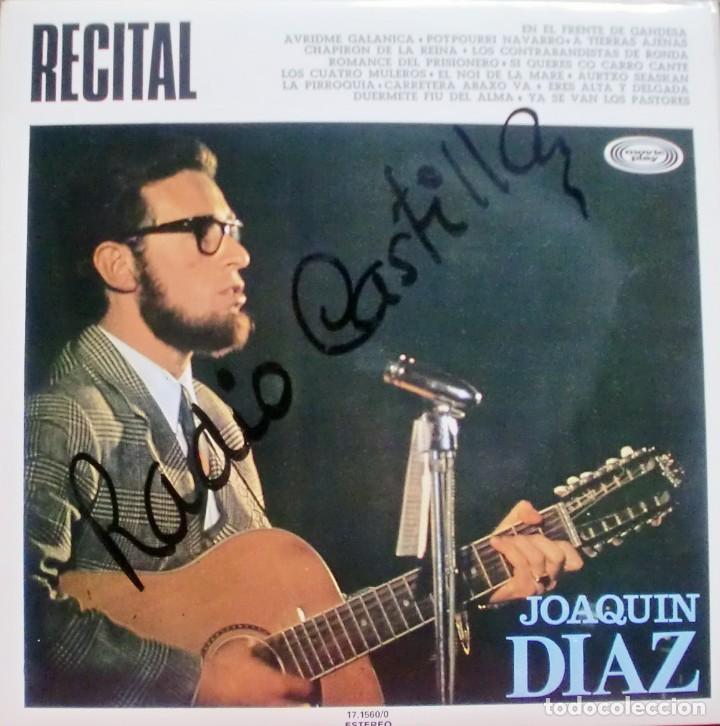Discos de vinilo: JOAQUIN DIAZ - RECITAL LP + INSERT SPAIN 1968 - Foto 1