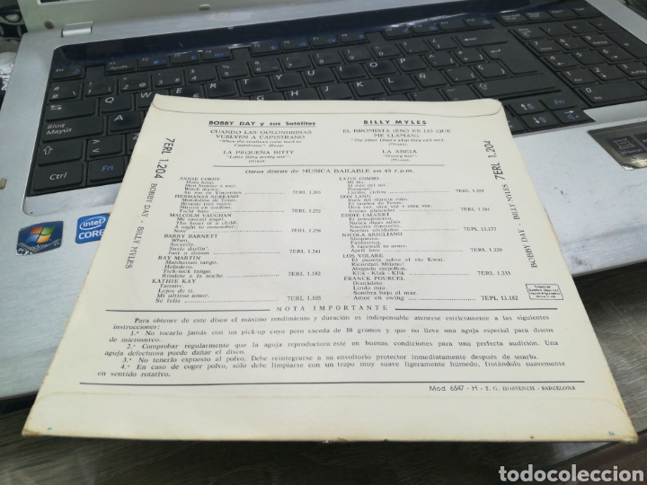 Discos de vinilo: Bobby day / Billy day ep Espa&ntilde;a 1958 - Foto 2