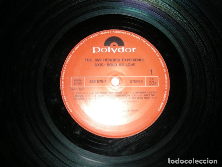 Discos de vinilo: JIMI HENDRIX. ASIS BOLD AS LOVE - Foto 3