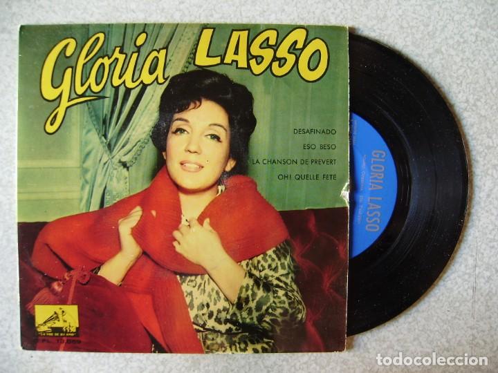 Discos de vinilo: GLORIA LASSO.DESAFINADO + 3...EX - Foto 1