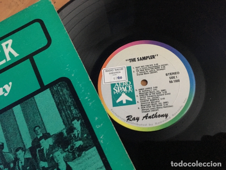 Discos de vinilo: RAY ANTHONY (THE SASAMPLER) LP USA (B-4) - Foto 2