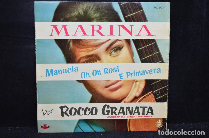 Discos de vinilo: ROCCO GRANATA - MARINA + 3 - EP - Foto 1