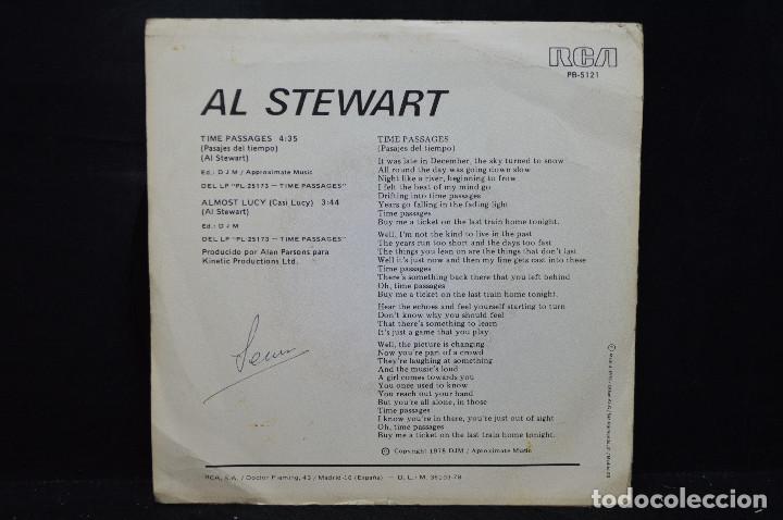 Discos de vinilo: AL STEWART -TIME PASSAGES / ALMOST LUCY - SINGLE - Foto 2