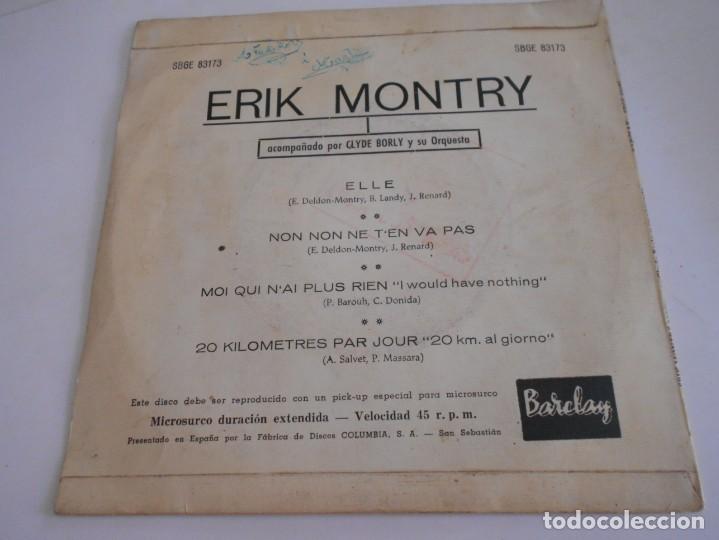 Discos de vinilo: ERIK MONTRY-EP ELLE +3-SPAIN - Foto 2
