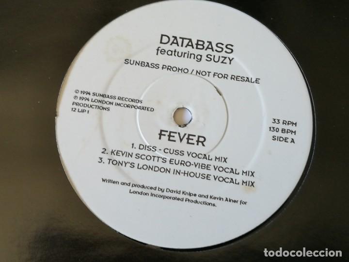 Discos de vinilo: Databass Featuring Suzy - Fever - 1994 - Foto 1