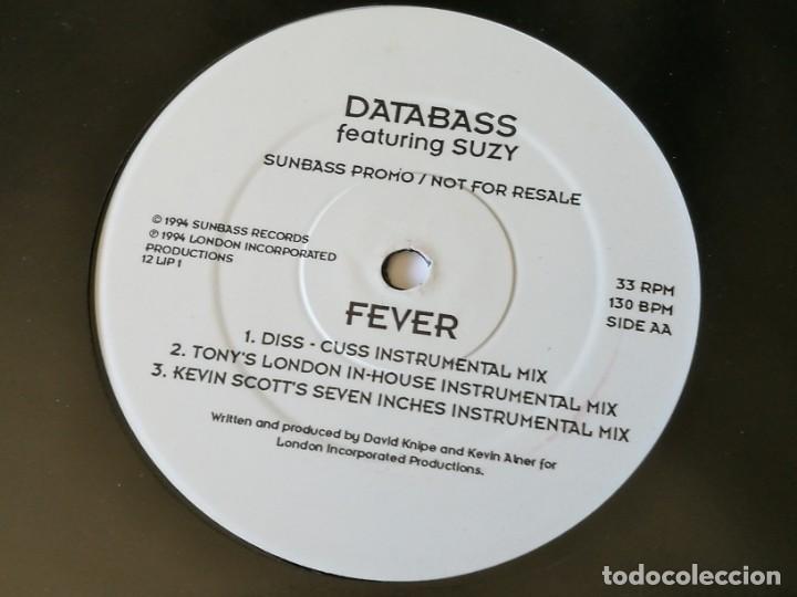Discos de vinilo: Databass Featuring Suzy - Fever - 1994 - Foto 2