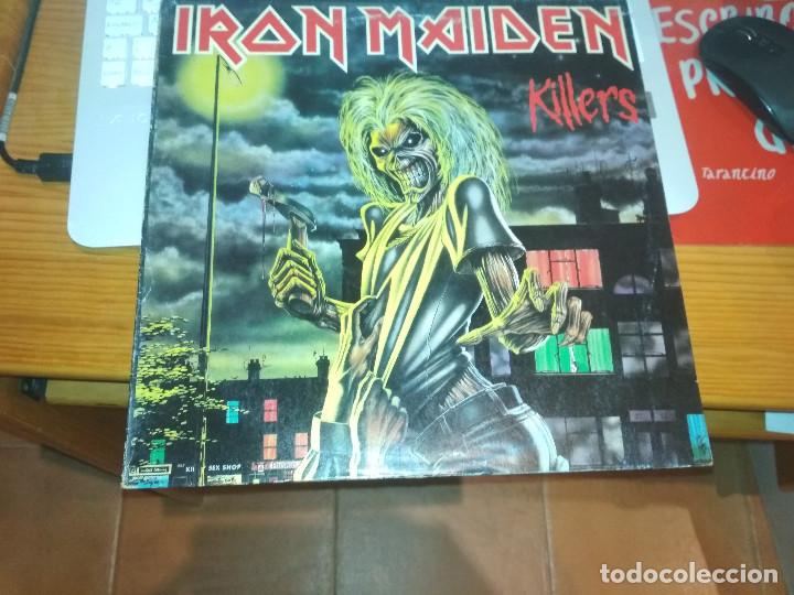 Discos de vinilo: IRON MAIDEN KILLERS ERROR GALLETA - Foto 3