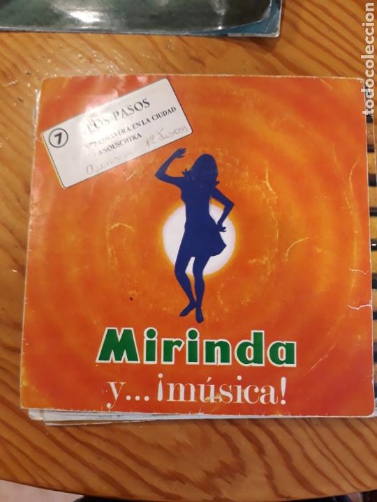 Discos de vinilo: SINGLE MIRINDA PROMOCIONAL DE LOS PASOS - Foto 1