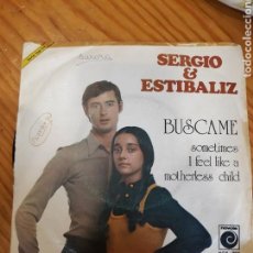 Discos de vinilo: SINGLE SERGIO Y ESTIBALIZ. Lote 153995922