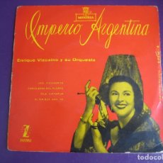 Discos de vinilo: IMPERIO ARGENTINA EP ZAFIRO 195? LOS PICONEROS/ OLE CATAPUM +2 CANCION ESPAÑOLA - COPLA 