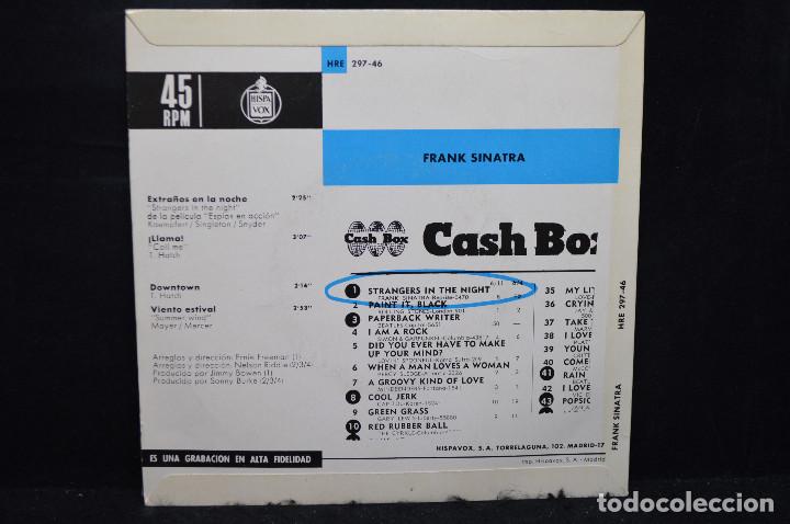 Discos de vinilo: FRANK SINATRA -  EXTRA&Ntilde;OS EN LA NOCHE + 3 - EP - Foto 2