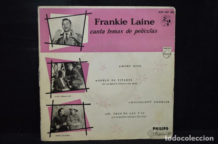 Discos de vinilo: FRANKIE LAINE - MOBY DICK + 3 - EP - Foto 1