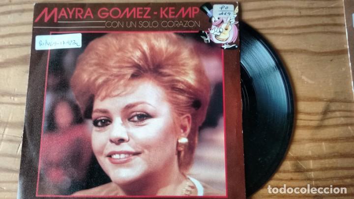 Disques de vinyle: SINGLE (VINILO)-PROMOCION- DE MAYRA GOMEZ KEMP ( UN DOS TRES) A&Ntilde;OS 80