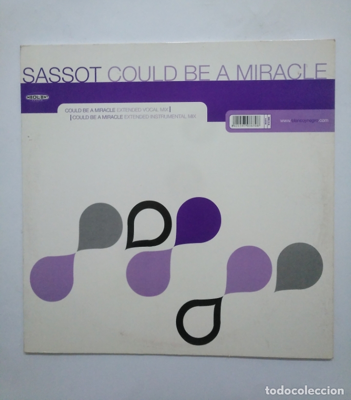 Discos de vinilo: COULD BE A MIRACLE. SASSOT. MAXI SINGLE. INSOLENT TRACKS. TDKDA54 - Foto 1