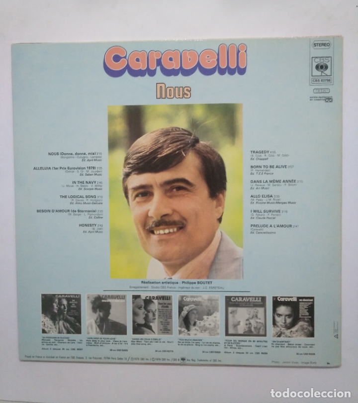 Discos de vinilo: CARAVELLI. NOUS. LP. TDKDA54 - Foto 2