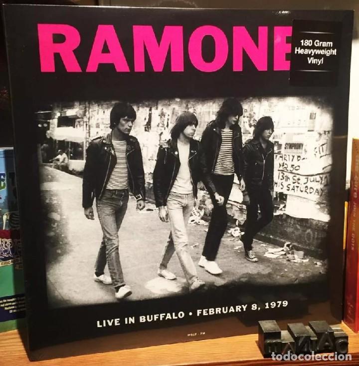 Discos de vinilo: RAMONES * LP 180g.HQ Heavyweight Vinyl * LIVE IN BUFFALO 08/02/1979 * Precintado!! - Foto 3 - 312302328