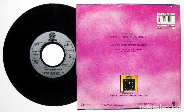 Discos de vinilo: The Notting Hillbillies - Feel Like Going Home - Single Vertigo 1990 BPY - Foto 2 - 168288732