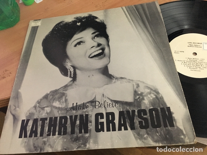 Discos de vinilo: KATHYN GRAYSON (MAKE BELIEVE) LP (B-4) - Foto 1