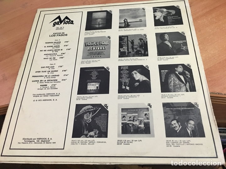 Discos de vinilo: LOS PASOS (EXITOS) LP ESPA&Ntilde;A 1973 (B-4) - Foto 3