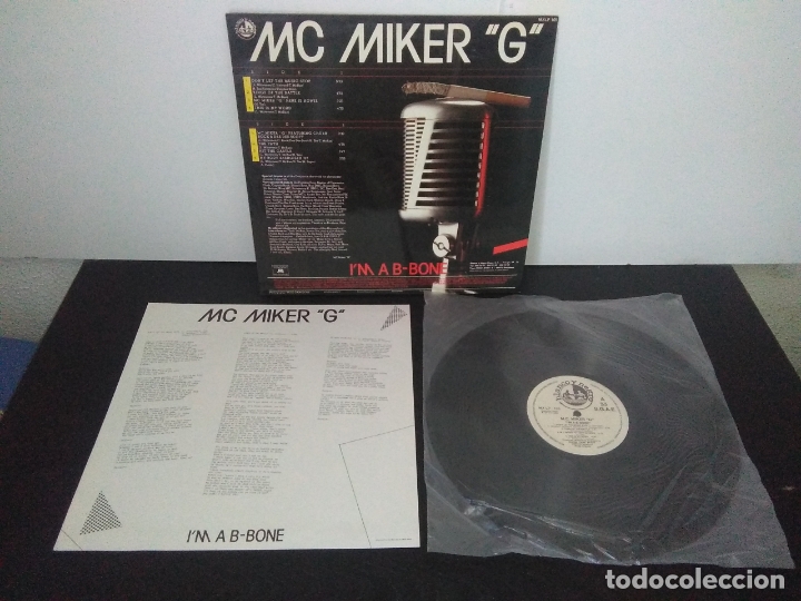 Discos de vinilo: Disco vinilo LP MC MIKER G IM A B-BONE - Foto 2