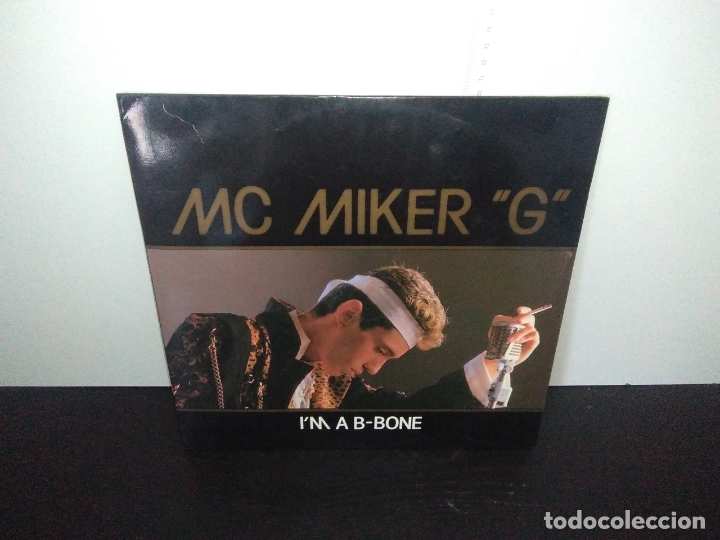 Discos de vinilo: Disco vinilo LP MC MIKER G IM A B-BONE - Foto 1