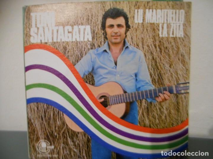 Discos de vinilo: TONI SANTAGATA - LU MARITIELLO - Foto 1
