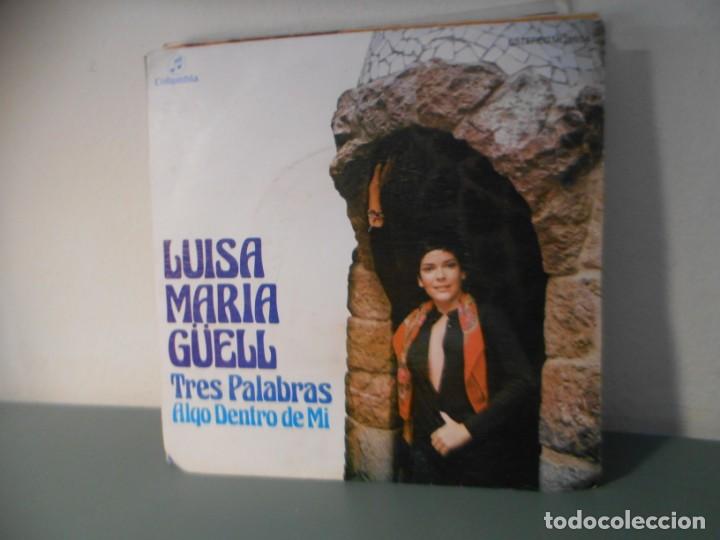 Discos de vinilo: LUISA MARIA GUELL - TRES PALABRAS - Foto 1