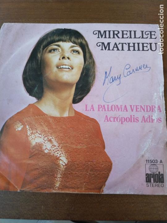Discos de vinilo: DISCO VINILO-  MIREILLE  MATHIEU - LA PALOMA VENDR&Aacute; - Foto 1