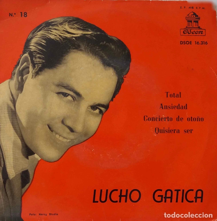 Disques de vinyle: LUCHO GATICA.TOTAL. EP ESPA&Ntilde;A