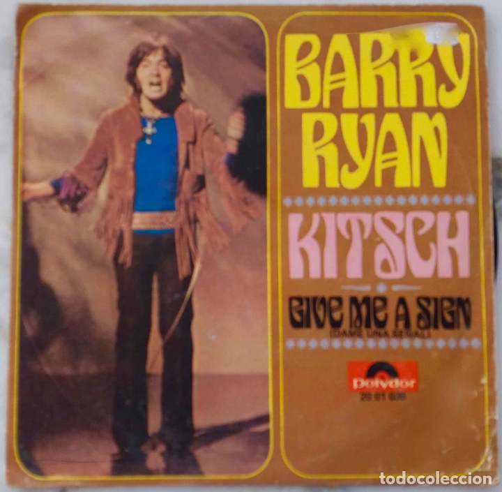 Discos de vinilo: BARRY RYAN. KITSCH. SINGLE ESPA&Ntilde;A - Foto 1