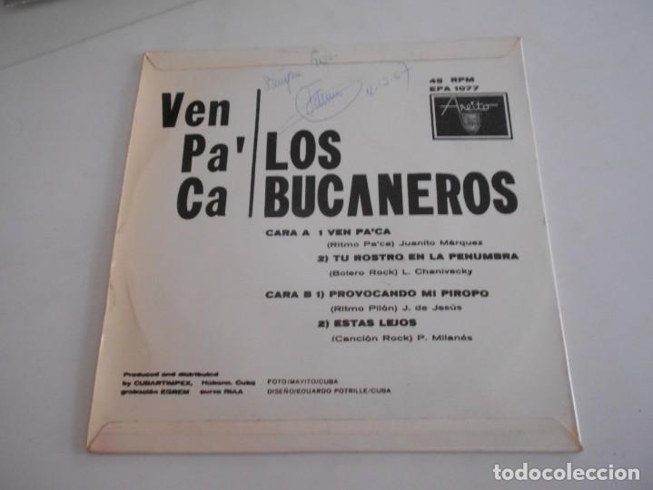 Discos de vinilo: LOS BUCANEROS-EP VEN PA&acute;CA +3 - Foto 2