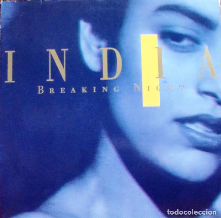 Discos de vinilo: INDIA - BREAKING NIGHT LP + INSERT GERMANY 1990 - Foto 1