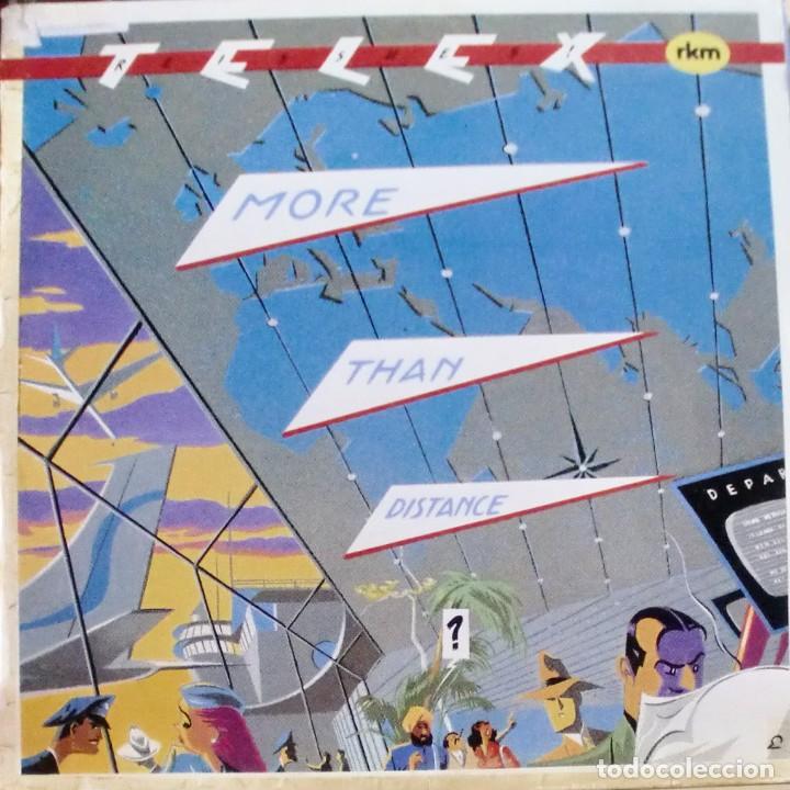 Discos de vinilo: TELEX - MORE THAN DISTANCE LP SPAIN 1982 - Foto 1