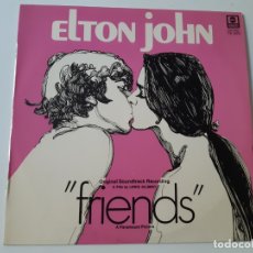 Discos de vinilo: FRIENDS- ELTON JOHN- BANDA SONORA- SPAIN LP 1976- VINILO COMO NUEVO.. Lote 168459408