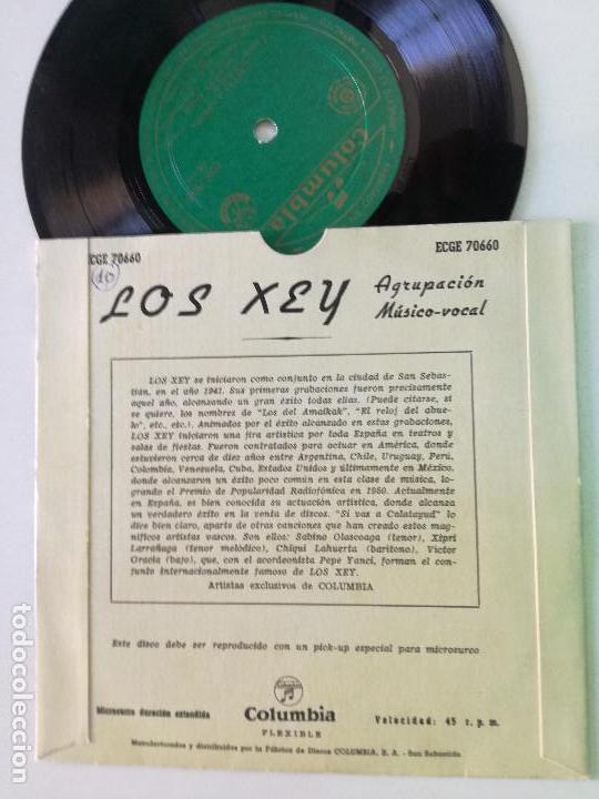 Discos de vinilo: LOS XEY - Camina Borriquito + 3 -EP COLUMBIA 195? - Foto 2