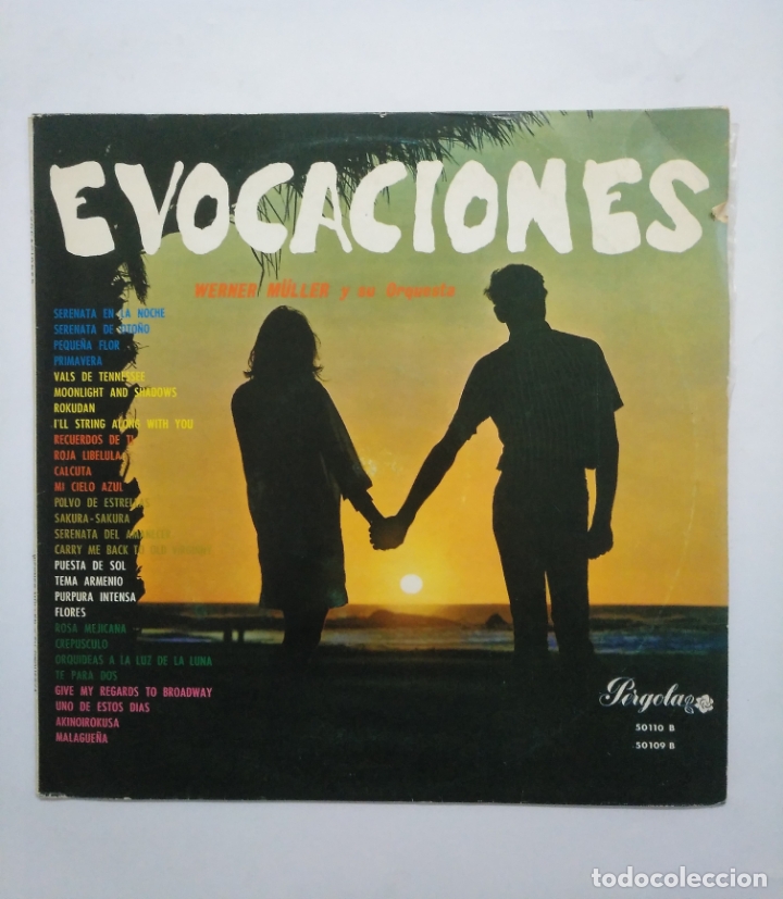 Discos de vinilo: WERNER M&Uuml;LLER Y SU ORQUESTA - EVOCACIONES. LP - . TDKDA55 - Foto 1