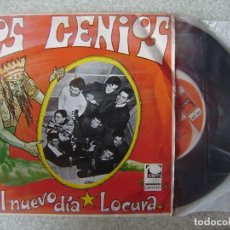 Discos de vinilo: LOS GENIOS.EL NUEVO DIA-LOCURA...EX...OFERTAS NO. Lote 168507992