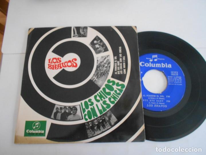 Discos de vinilo: LOS BRAVOS-EP LOS CHICOS CON LAS CHICAS +3 - Foto 1